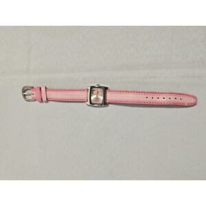 Betty Boop 2005 Womens Watch Stainless Steel Pink Leather Band - Untested